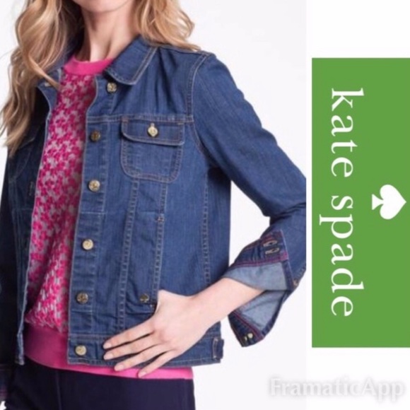 ❌SOLD❌ Kate Spade Broome Street Denim Jacket - Picture 2 of 8